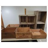 6 Assorted Wooden Boxes