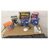Motion lights & parts, 4 Leviton decora triplex