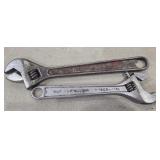 Crescent adjustable wrenches