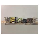 Fishing welcome sign