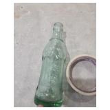 Grand Island, Big Chief, embosed art deco glass