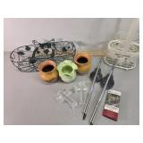 Outdoor planters, lights and more!