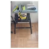 >Craftsman 10 inch portable table saw, works