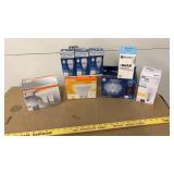 Assorted light bulbs