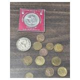 Foreign Currency 1962 silver peso, German &