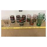 Coca-cola coke drinking glasses