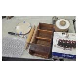 Ice bucket, spice rack, rolling pins and more!