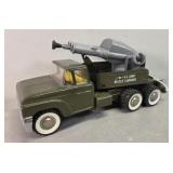 Structo Army missle launcher steel toy with one