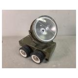 Structo spotlight steel trailer toy
