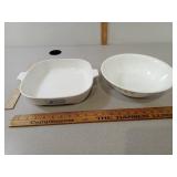 Vintage Corning Browning Skillet & Corelle