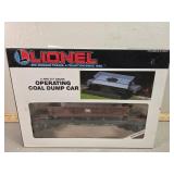Lionel O and 027 operating coal dump car Wabash