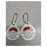 2 Schafer Plow Inc. Advertising MPG gauges