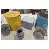 Galvanized and steel containers & buckets