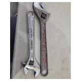 Crescent adjustable wrenches