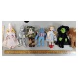 7 Plush Wizard of Oz  Figures