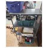 >shelf and contents, music and movies!