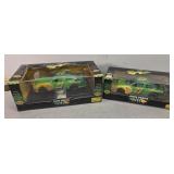 1996 diecast John Deere Nascar car and bank