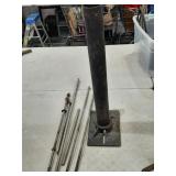 Assorted sizes threaded rod & post support