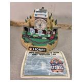 Lionel 100th anniversary train clock with COA