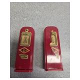 Cairo, NE advertising Vann and Rhodal DX gas pump