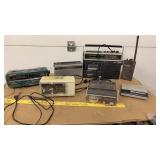 Lot of radios, capstan drive, & etc