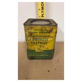 Vintage John Deere powdered graphite can, feels