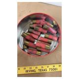 16 - 12 gauge shotgun shells, mostly Winchester
