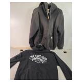 Zipper hoodies, L and XL Carhartt