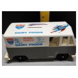 Superman Bus plastic bank, Como All Star Dairies
