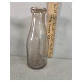 Rosebud Creamery Detroit MI embossed Rose glass