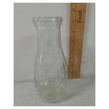 Weaver Quality ,Carmel, IN glass Milk Bottle