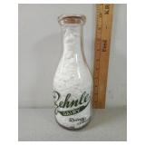 Zehnle Dairy, Quincy, Illinois One Quart Glass