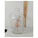 BF? Glass Milk Bottle, One Gallon