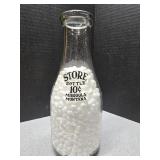 Missoula MT. 1qt milk bottle