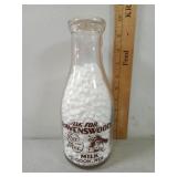 Ravenswood Milk, McCook, Neb. One Quart Glass