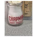 *Chapman Dairy products, smallest very small glass