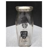 Dairy Gold Cheyenne WY. 1/2 pt. Milk bottle half