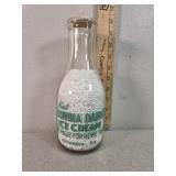 Columbia Dairy, Columbia SC, color label quart