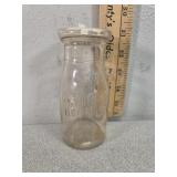 3c store bottle embossed glass milk bottle