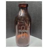 Graystone Dairy 1qt milk bottle