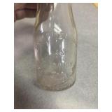 Zimmerman dairy, Leechburg PA embossed glass half