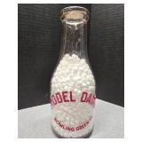 Model Dairy Bowling Green OH 1qt dairy bottle