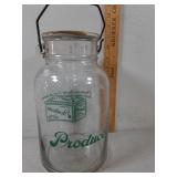 Producers Creamery glass Milk Bottle 1 gallon