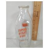Farmers Delight Dairy,  Leechburg, PA. One Quart