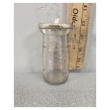 Santa Clara County 5c embossed quarter pint glass