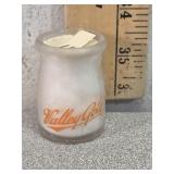 *Valley Gold, very small glass milk jar
