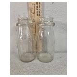 Bell & Reed Bros. Dairies embossed half pint