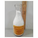 Fairmont Creamery Co. Glass Milk Bottle,  One