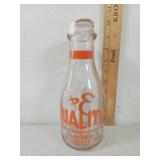 Quality Dairy Products Inc. One Quart Glass Milk