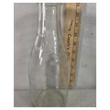 City Dairy Winnipeg, embossed quart glass milk